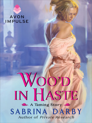 cover image of Woo'd in Haste